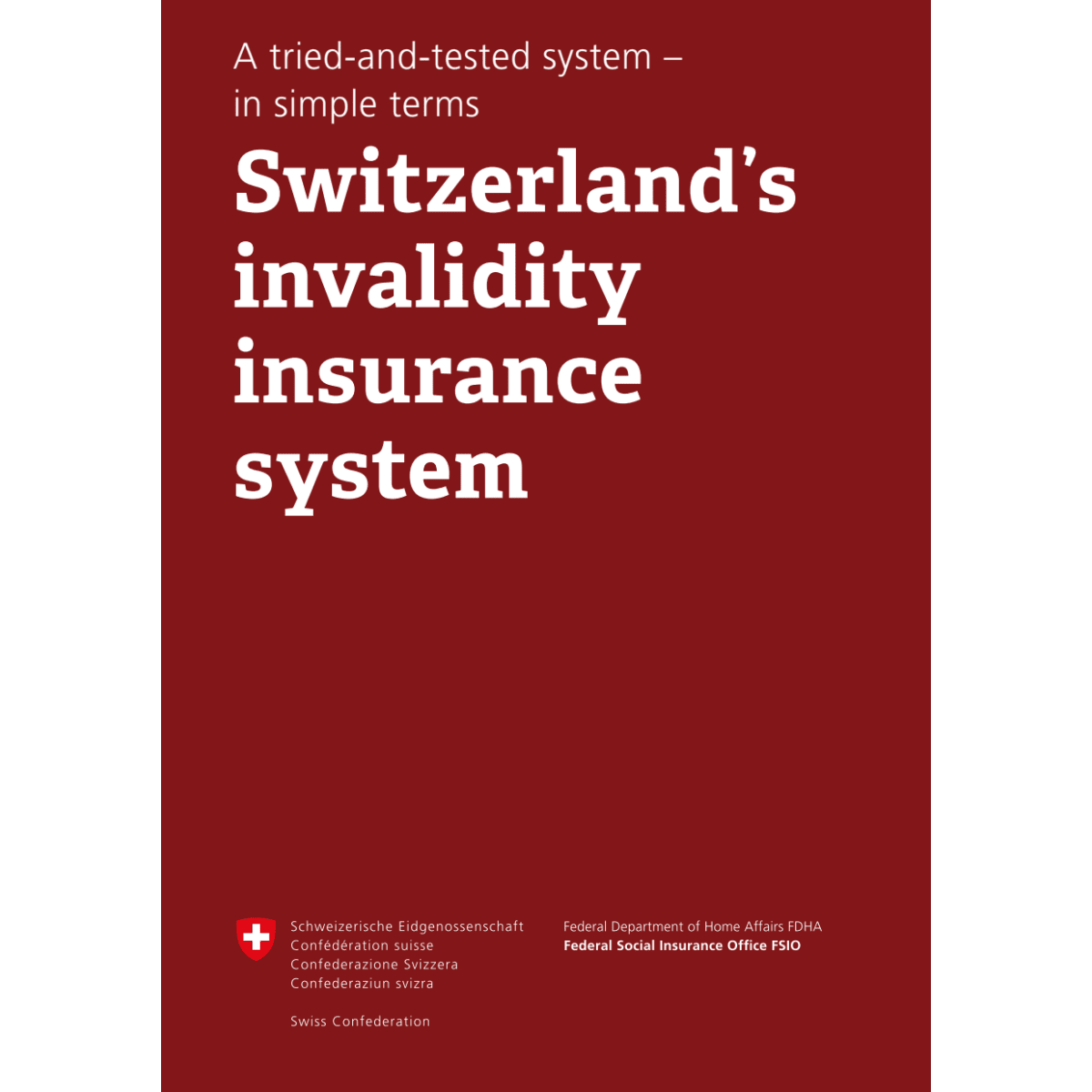 Switzerland’s invalidity insurance syst