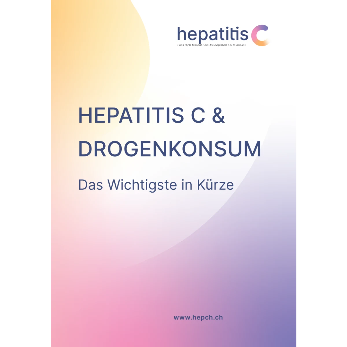Broschüre Hepatitis C - Das Wichtigste