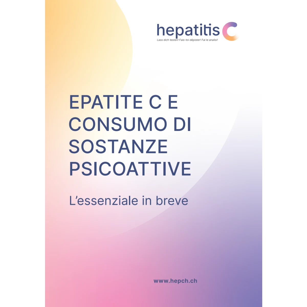 Opuscolo Epatite C - L'essenziale
