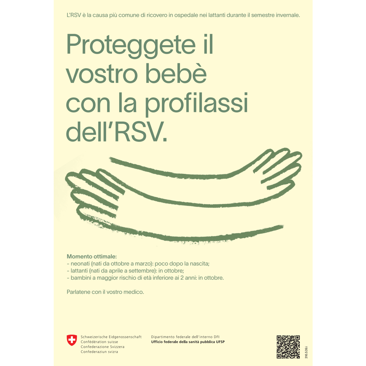 Manifesto A3 - Profilassi RSV