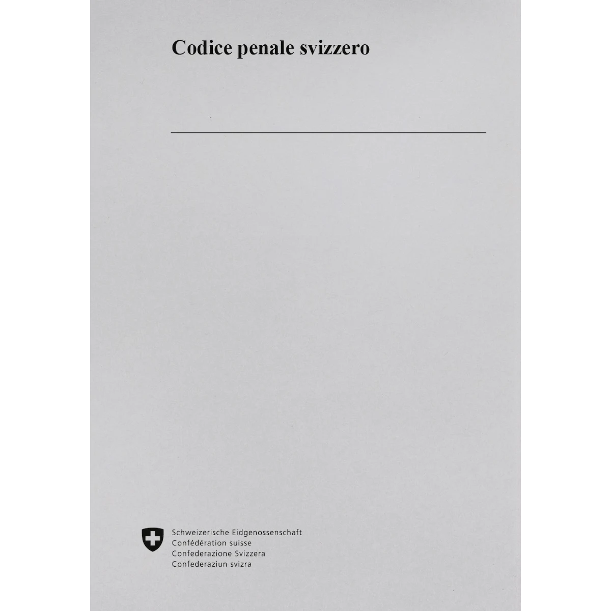 Codice penale svizzero, CP 1.1.2025
