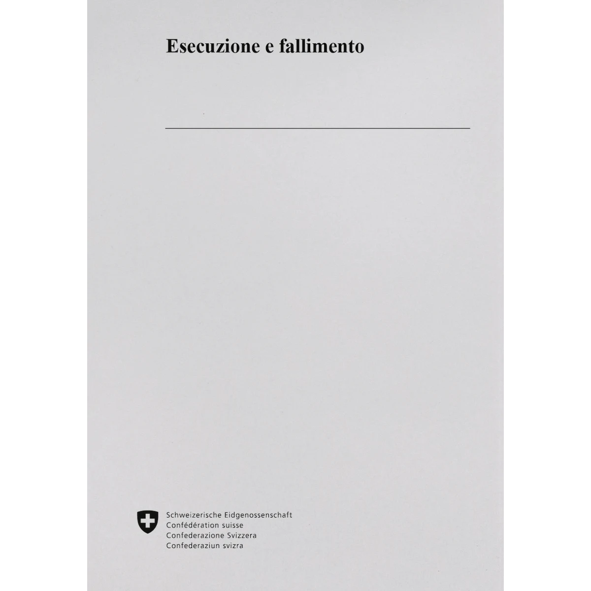 LF esecuzione e sul fallimento, LEF 2025
