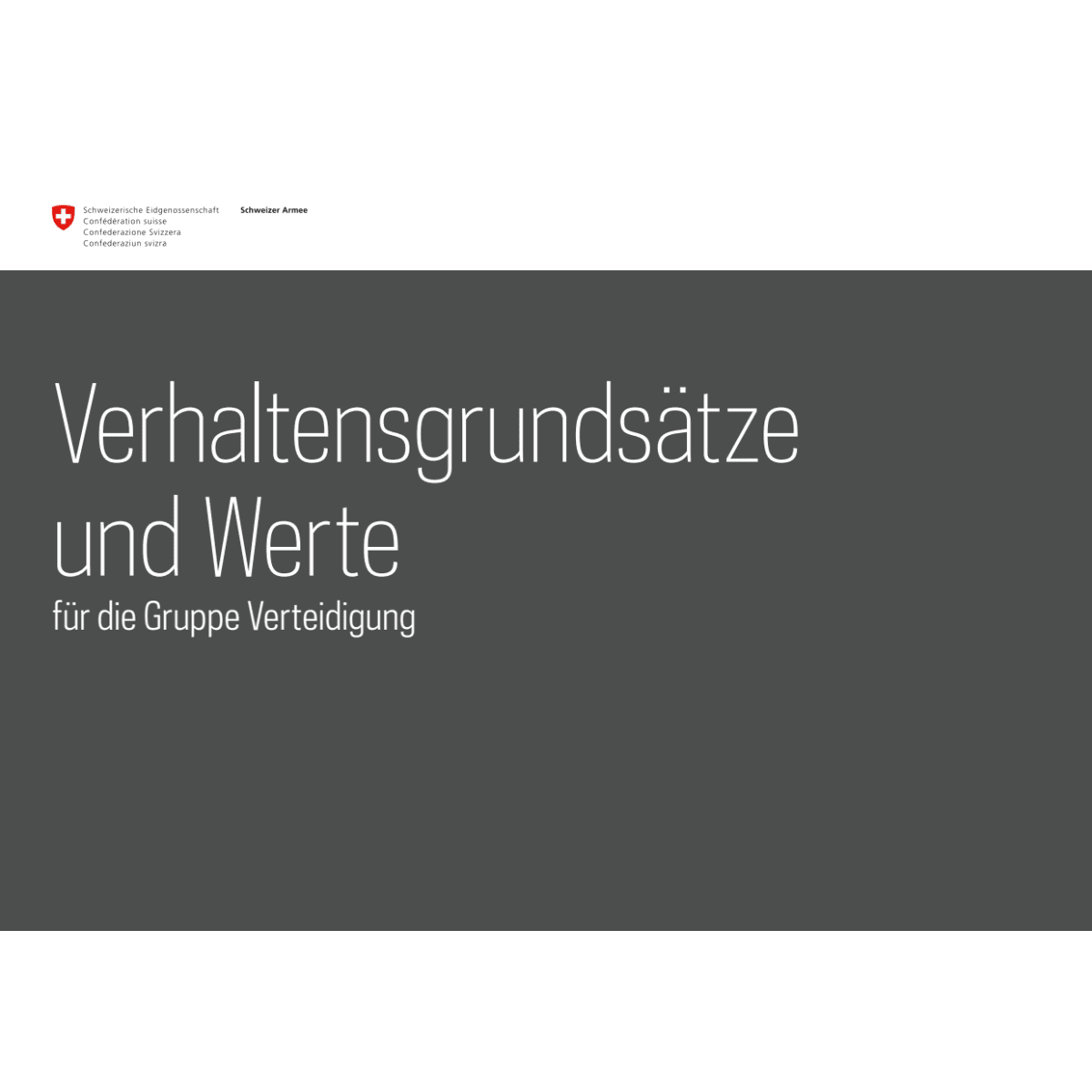 Verhaltensgrundsätze für die Gruppe