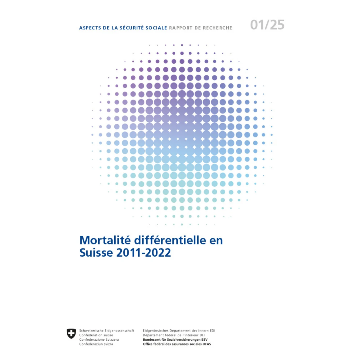Mortalité différentielle en Suisse 1/25
