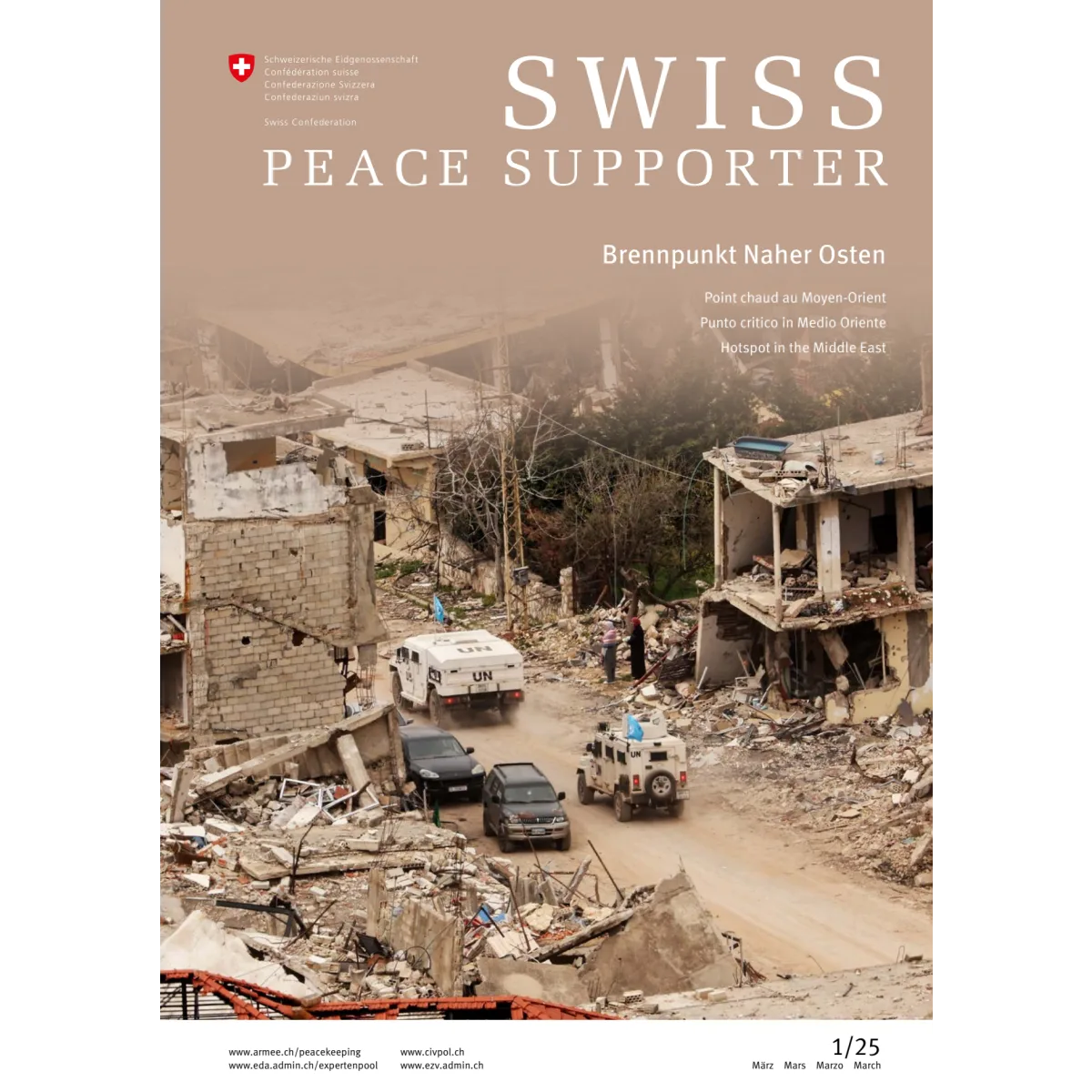 Swiss Peace Supporter Nr. 1/25