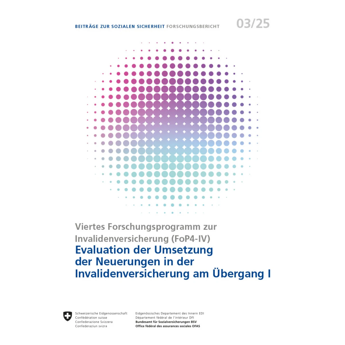 Evaluation Umsetzung Neuerungen IV, 3/25