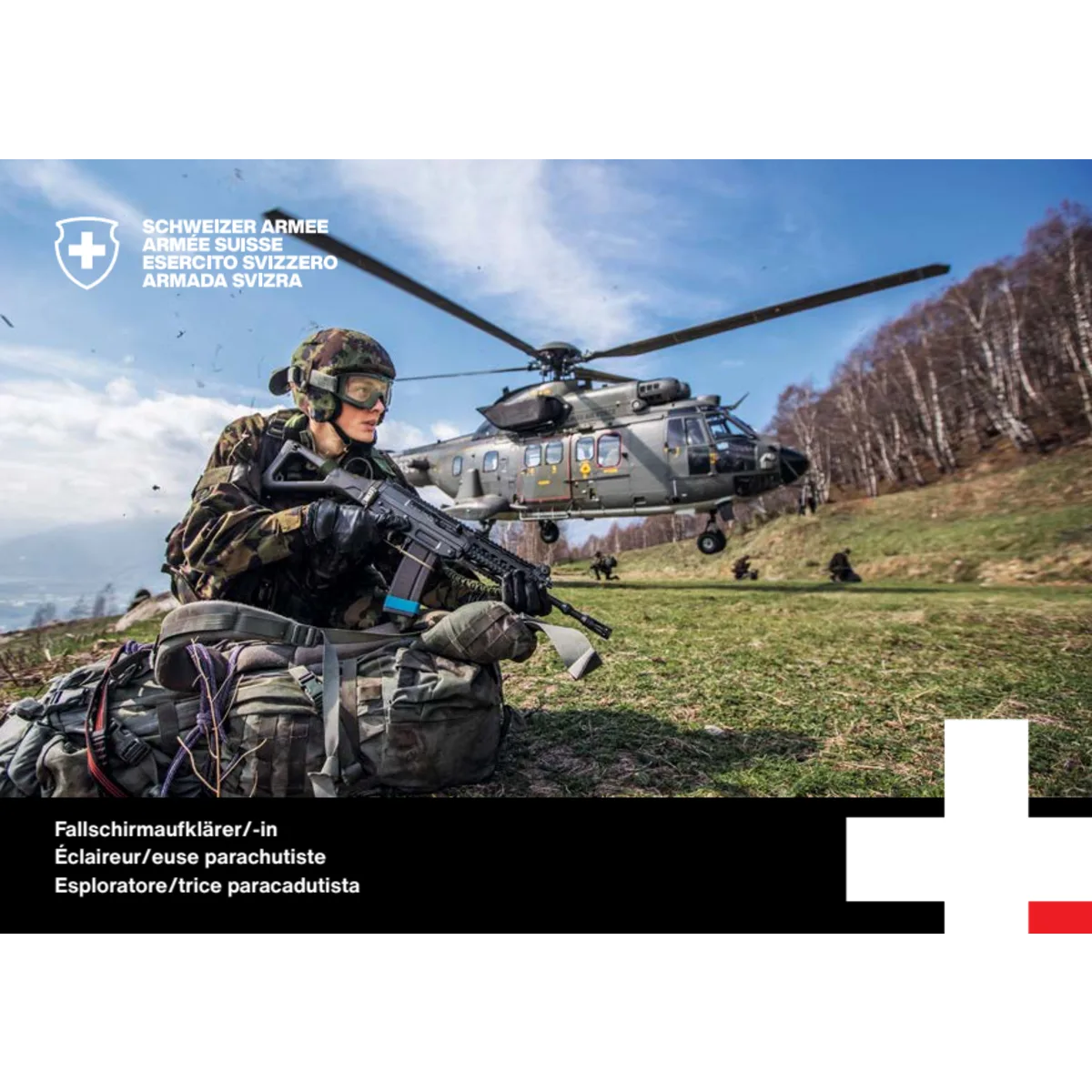 Esploratore/trice paracadutista cartol.