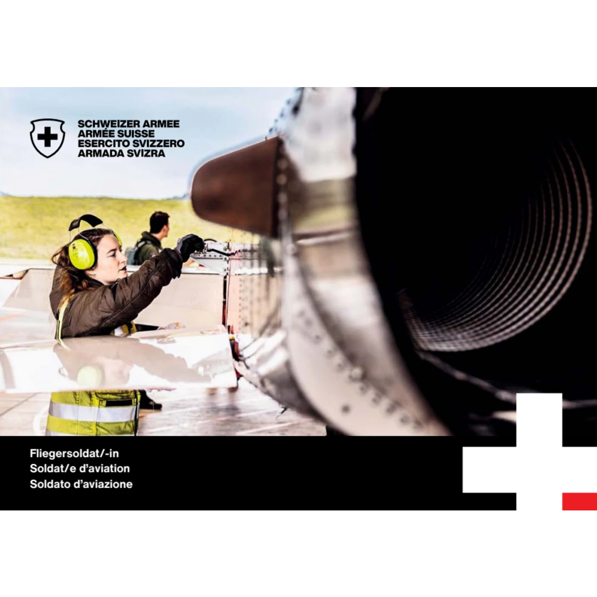 Soldat/e d’aviation carte postale