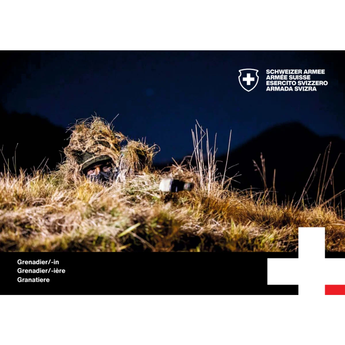 Grenadier/-ière carte postale