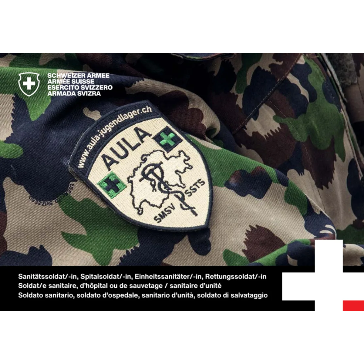 Soldato sanitario cartolina