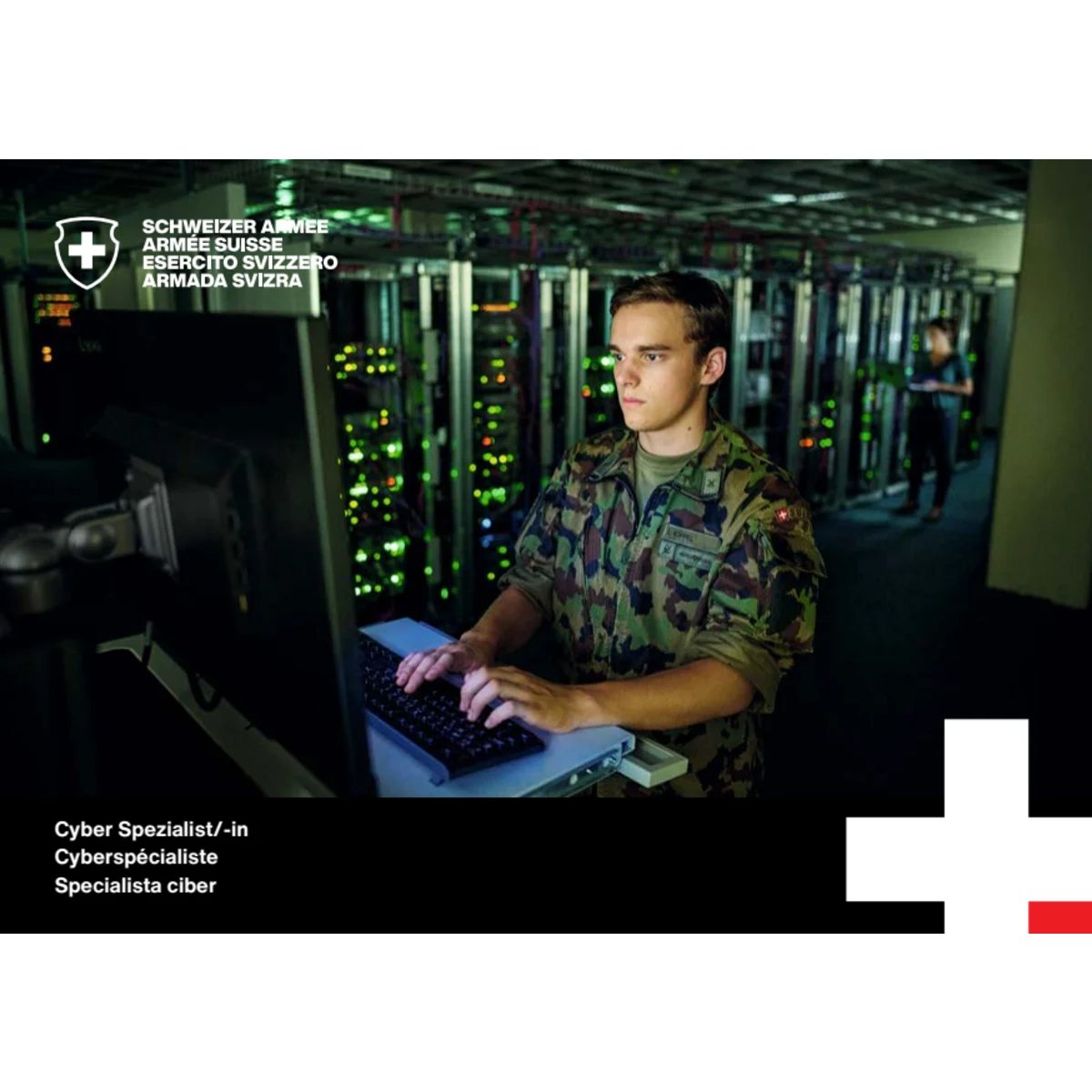 Specialista ciber cartolina