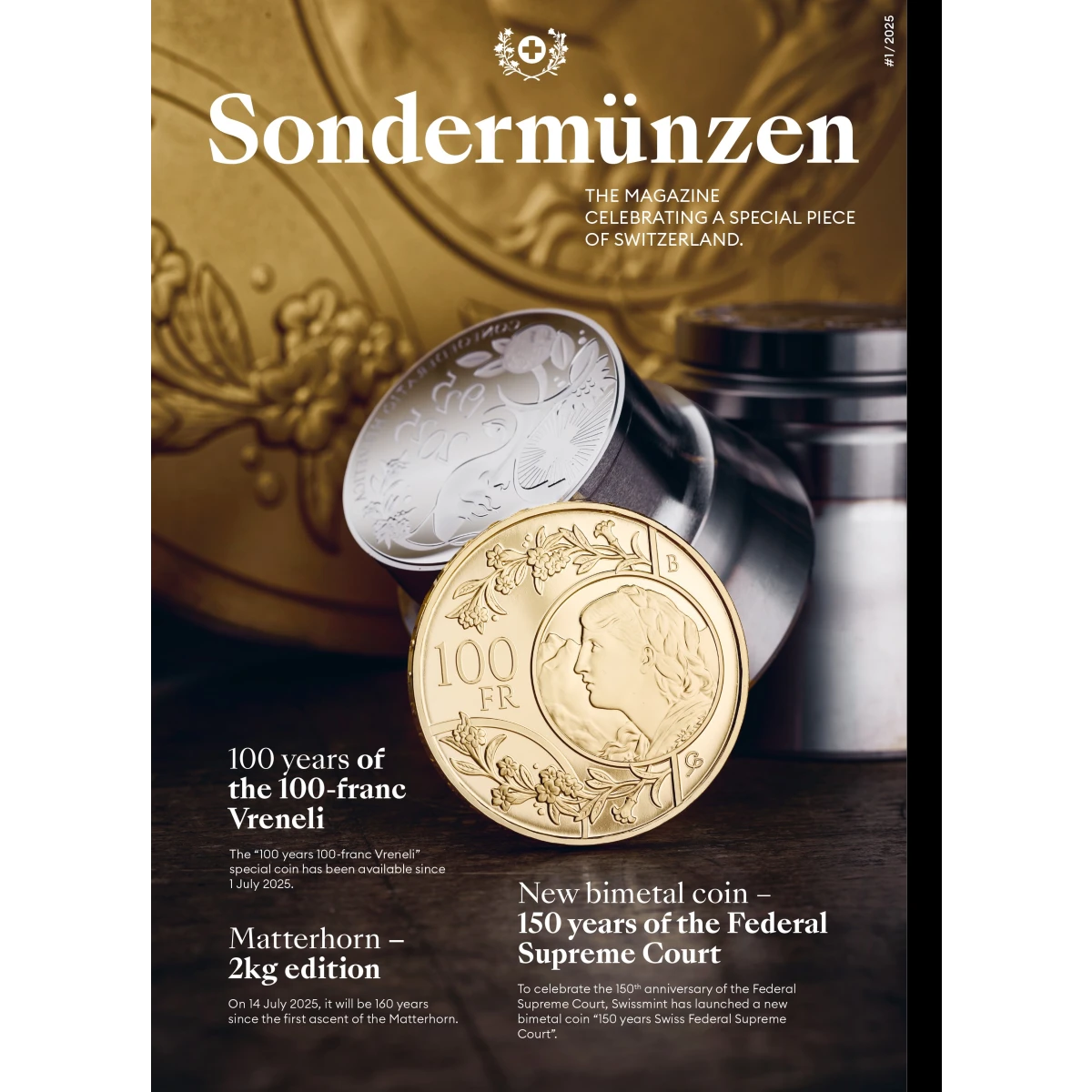 Sondermünzen - Swissmint Magazin 1/25 EN