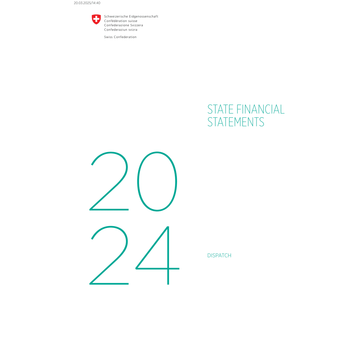 State financial statements 2024