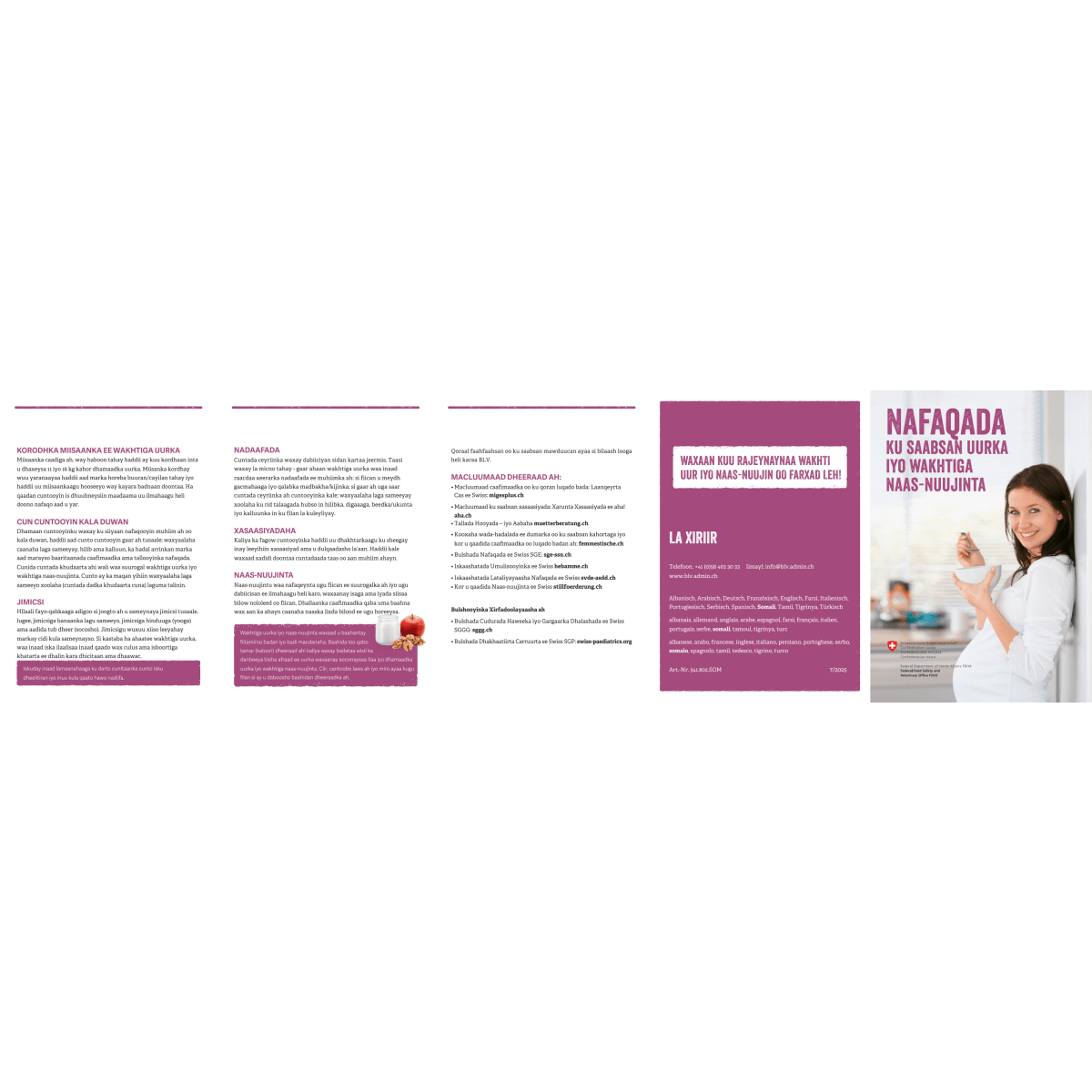 Alimentazione gravid. allattam., somalo