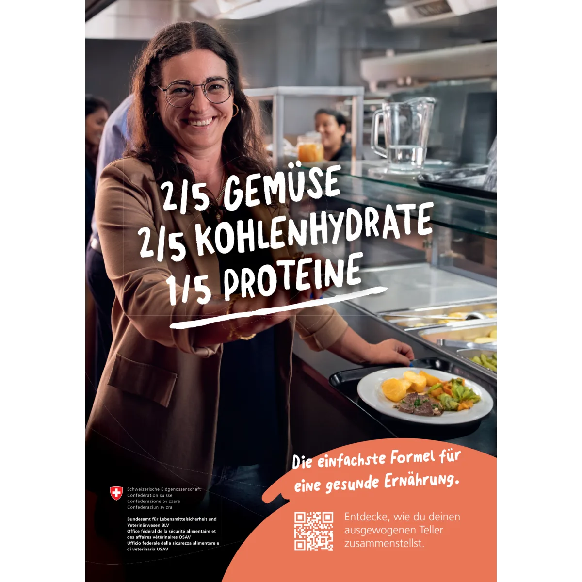 Ausgewogene Ernährung - Poster A4