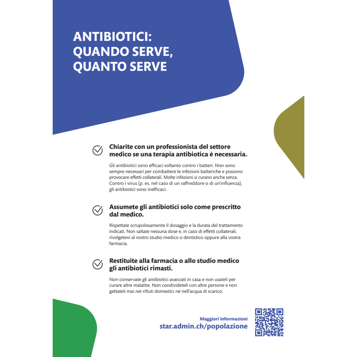 Foglio sull'uso degli antibiotici A5