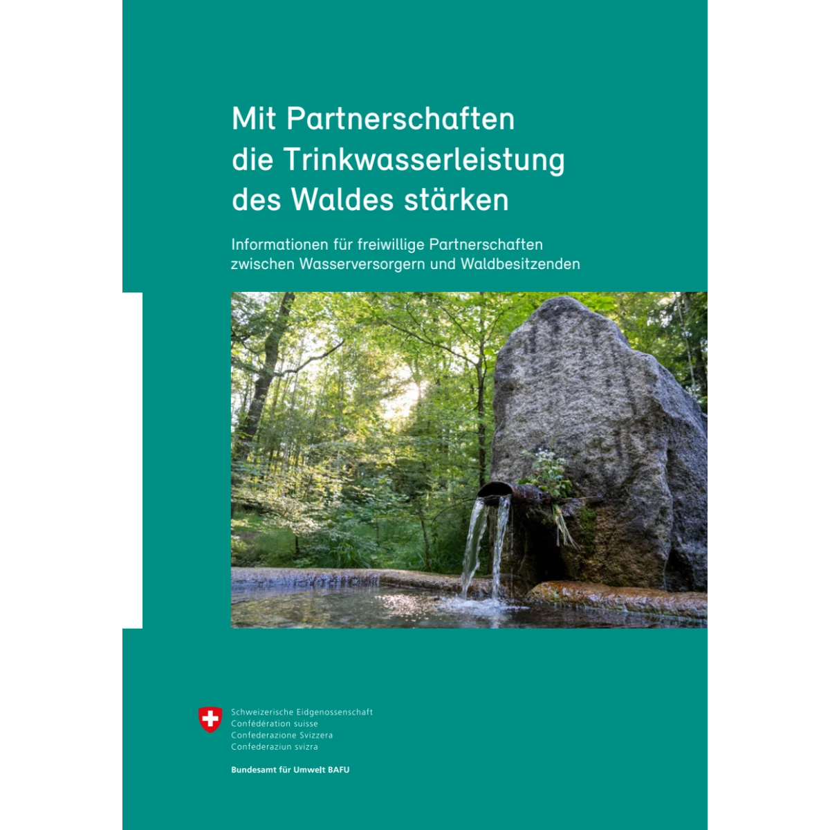 Flyer A5 Trinkwasser aus dem Wald