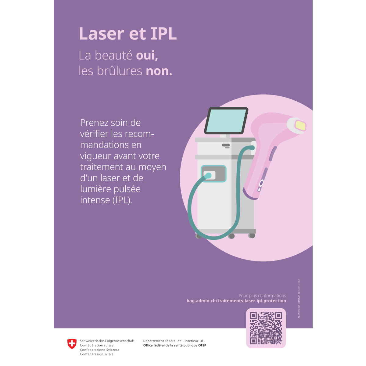 Laser et IPL - Affiche A3