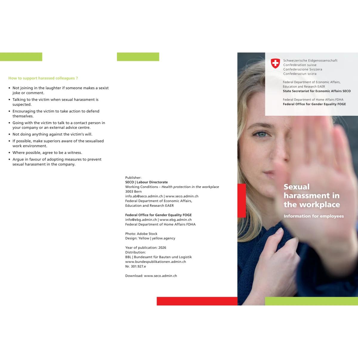 Sexual harassment in the workplace Flyer