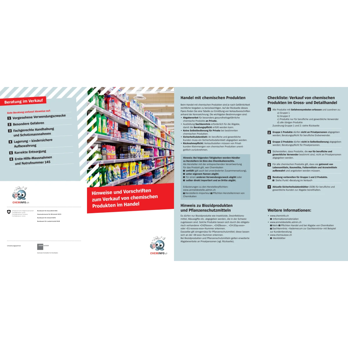 Chemische Produkte im Handel