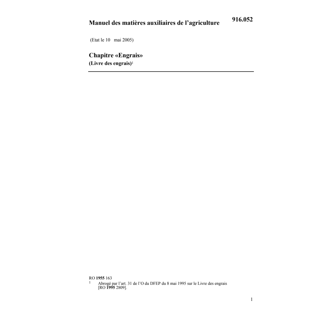 Manual matières auxiliaires agriculture