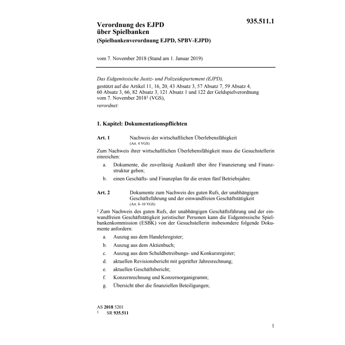 V EJPD Spielbanken (SPBV-EJPD)
