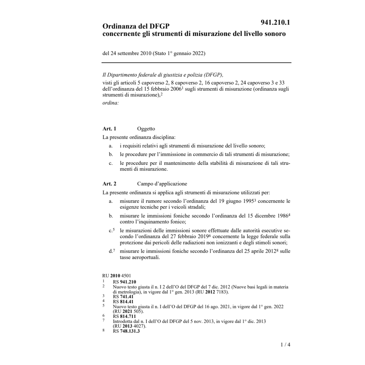 O strumenti misurazione livello sonoro