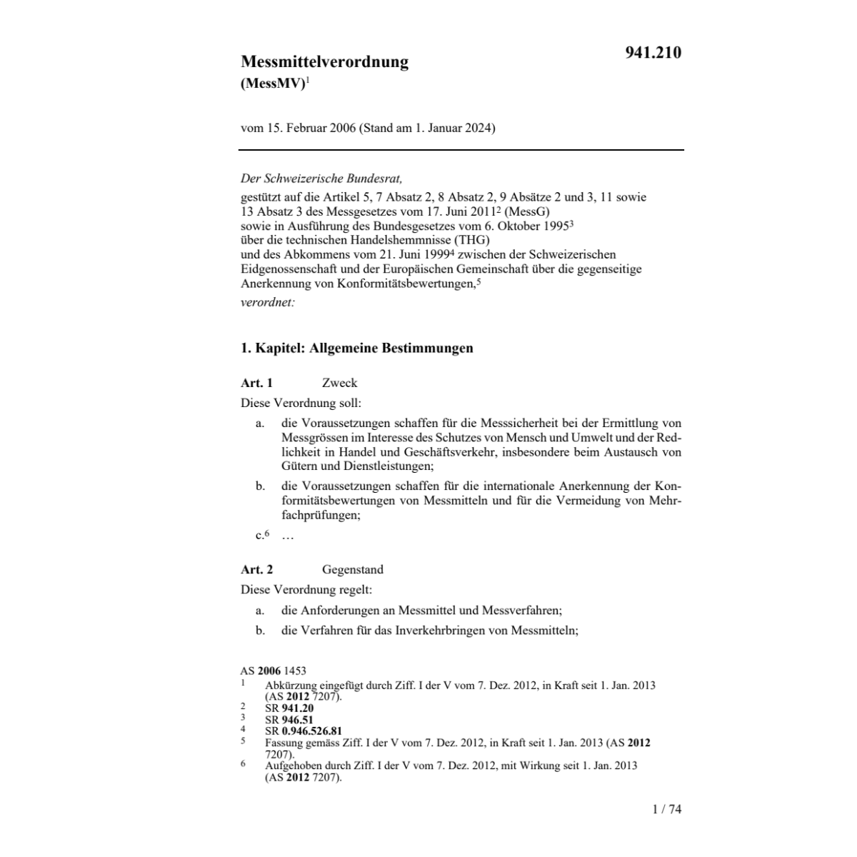 V Messmittelverordnung