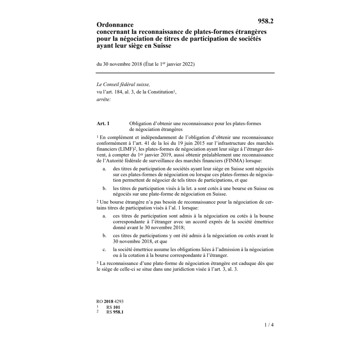 O 30.11.18 recon. plates-formes étrang.