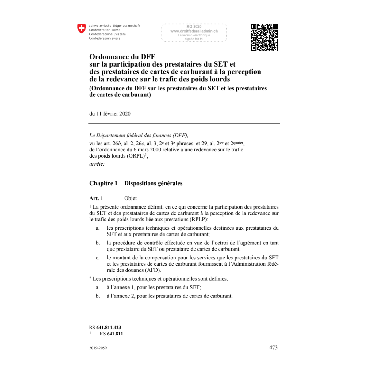 O DFF prestataires SET prestataires carb