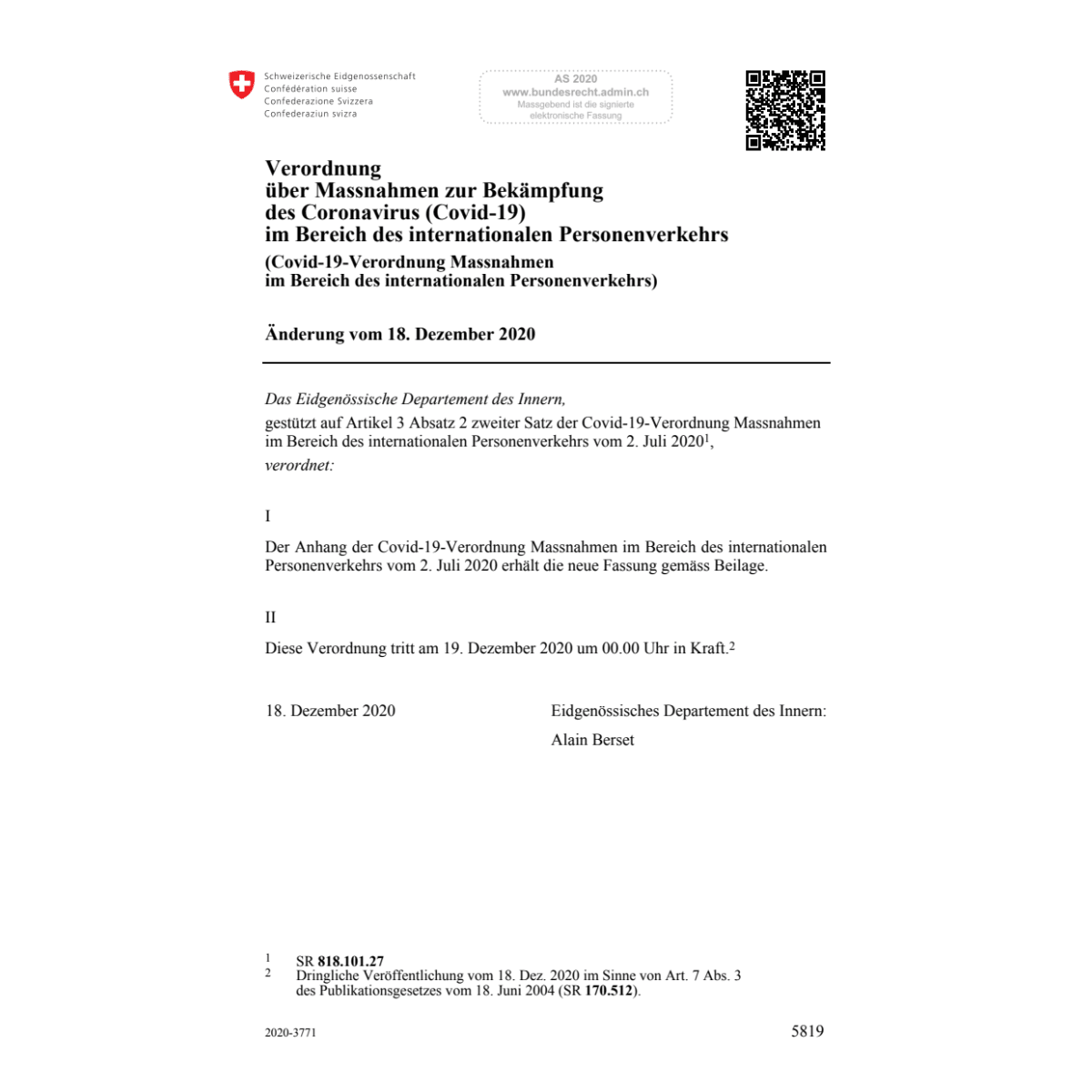 Covid-19-V int.Persverk. Änd. 18.12.20