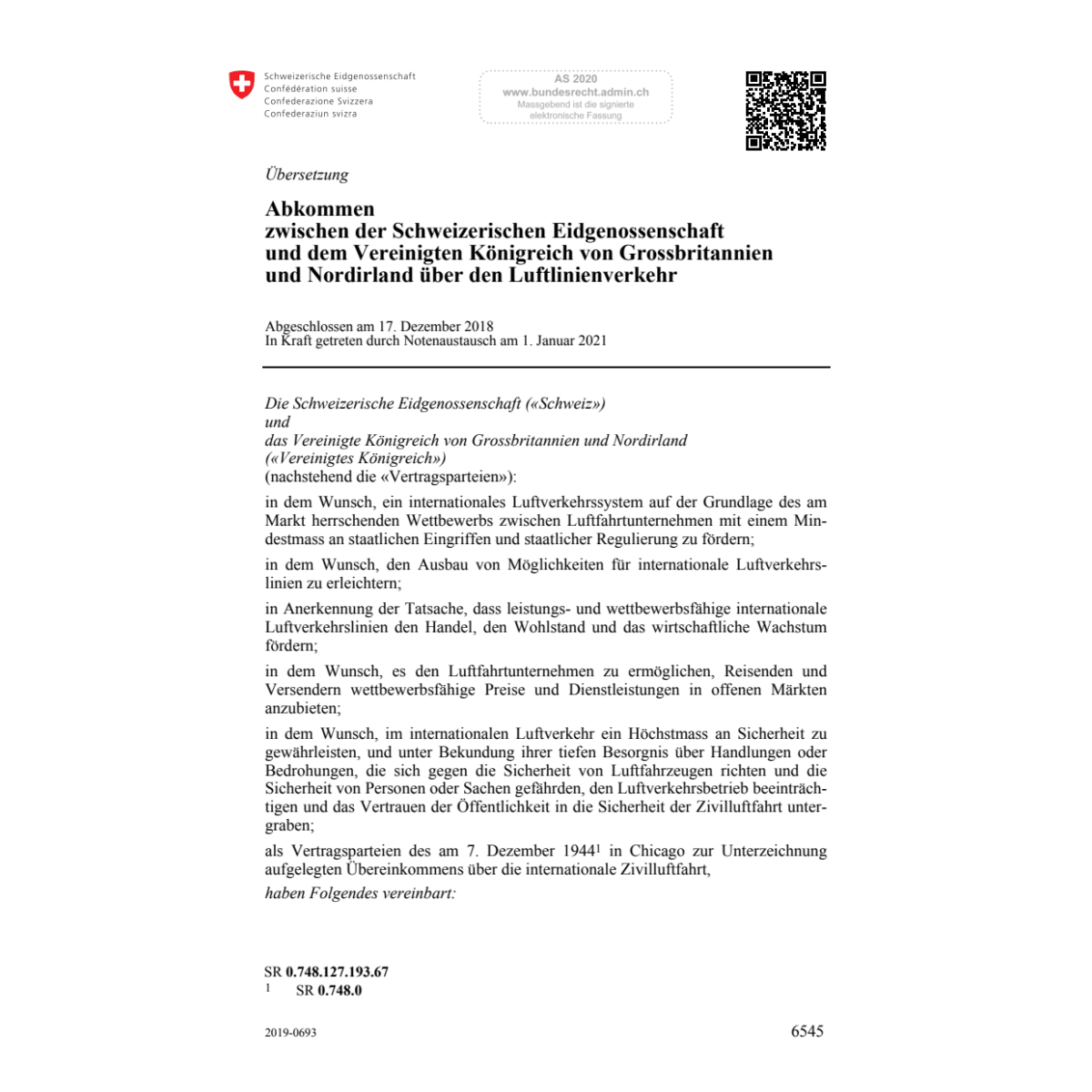 Abk. Luftlinienverkehr