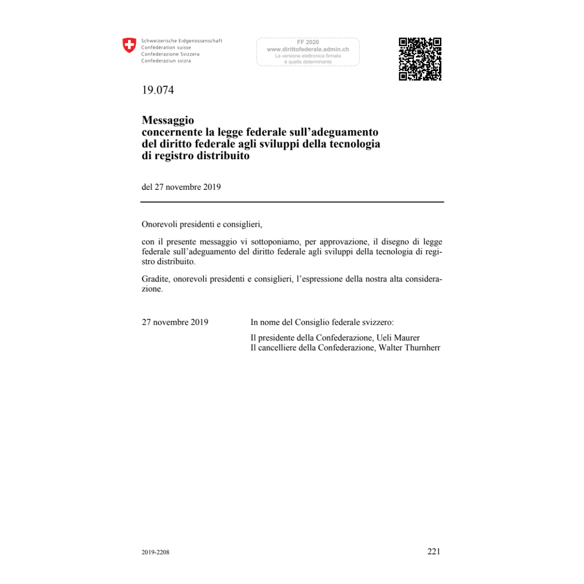 M LF sviluppi tecnol. reg. distr.,19.074