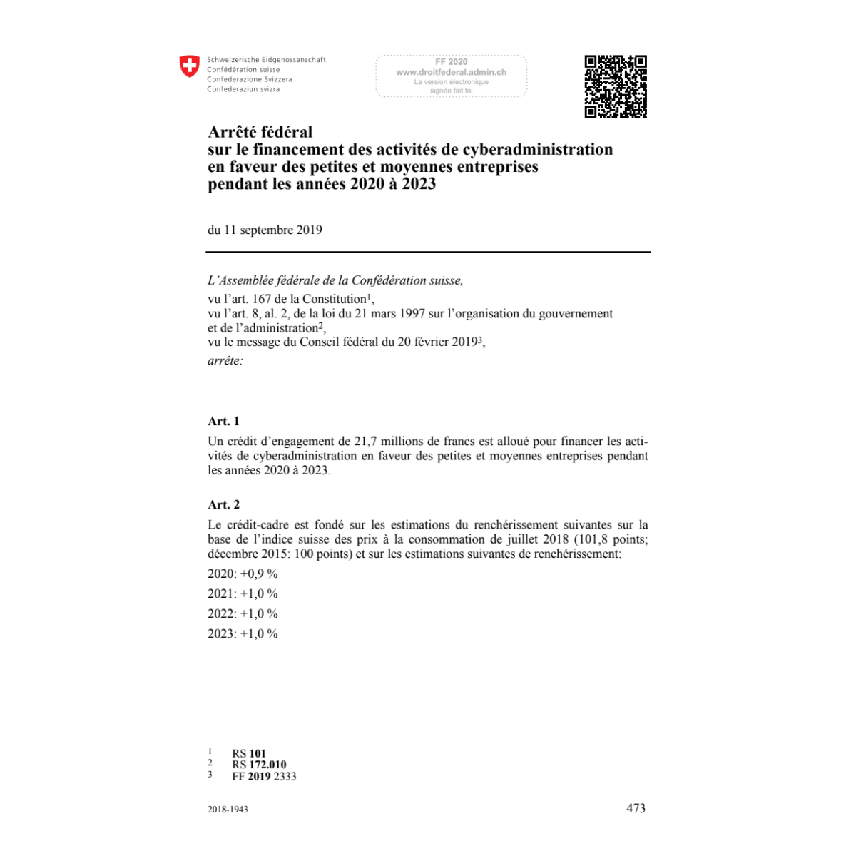 AF fin. activités cyberadmin. 2020-2023