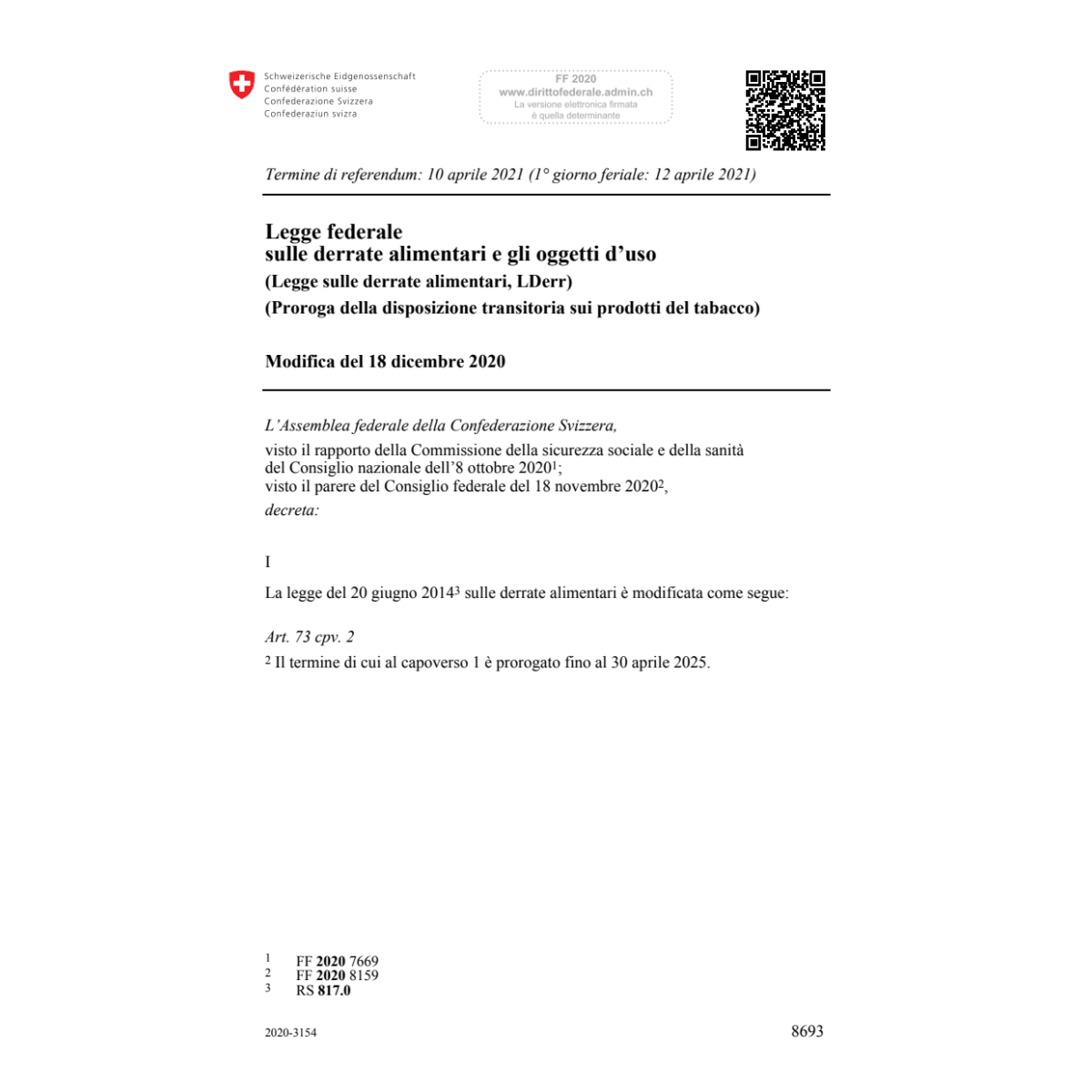 L derrate aliment tabacco Mod 18.12.20