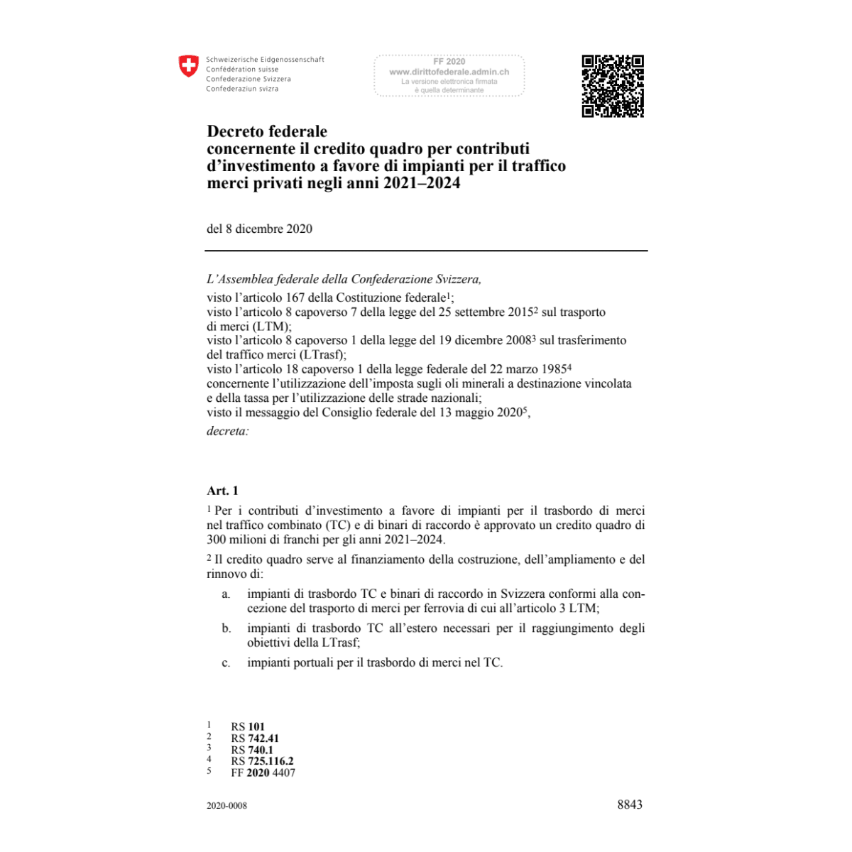 Df credito impianti traffico priv 21-24