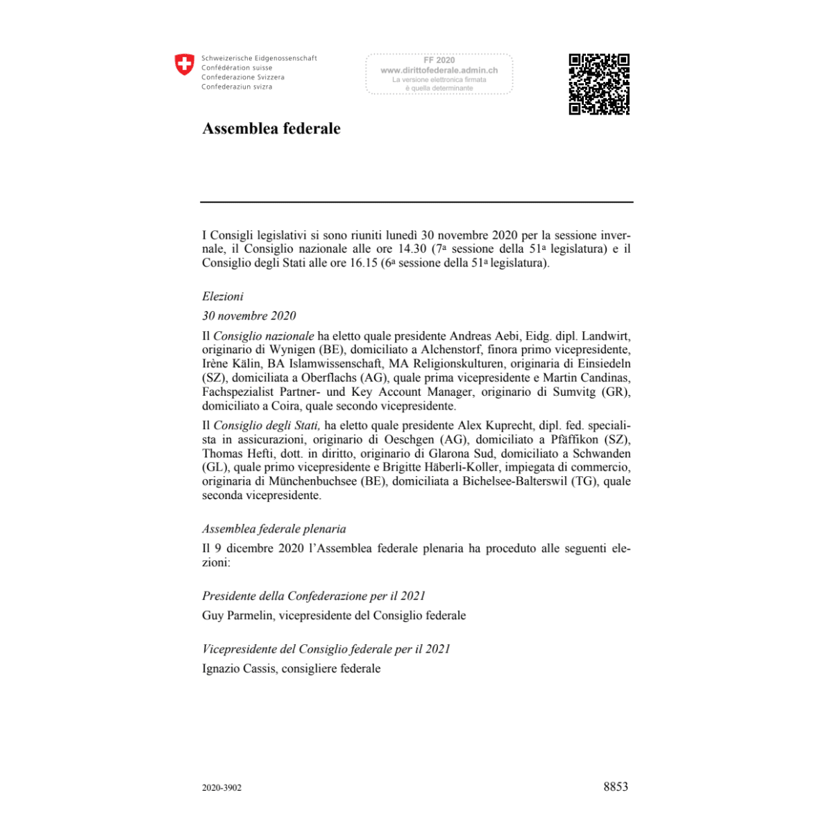 Assemblea federale