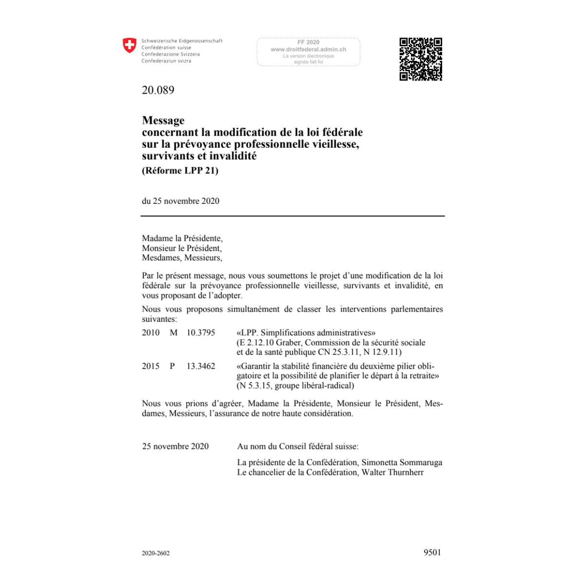 M mod. lf prév. prof. vieillesse 20.089