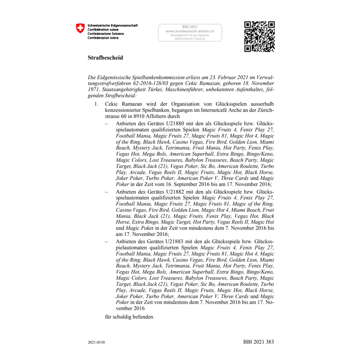 FF 2021 Nr. 29