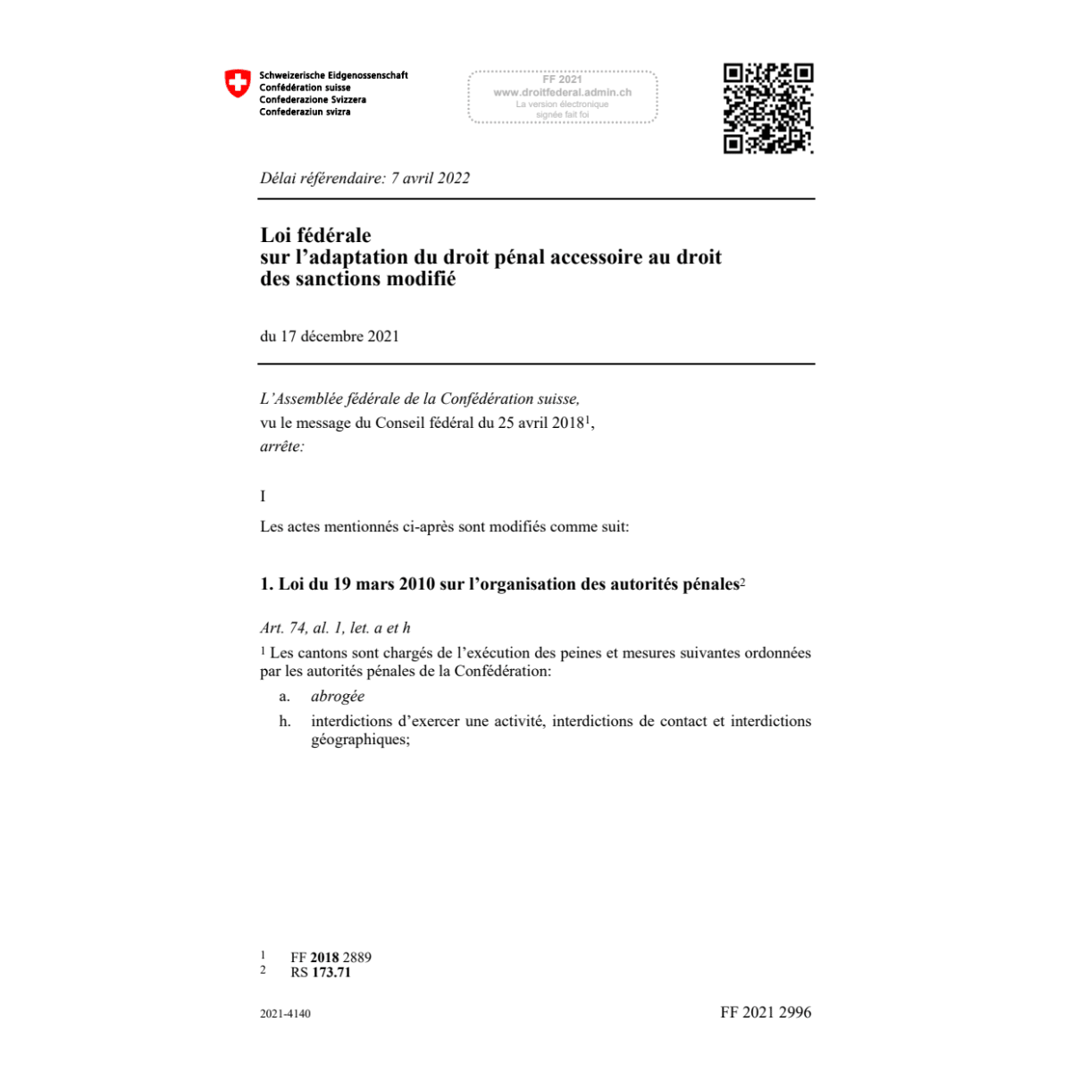 FF 2021 Nr. 238