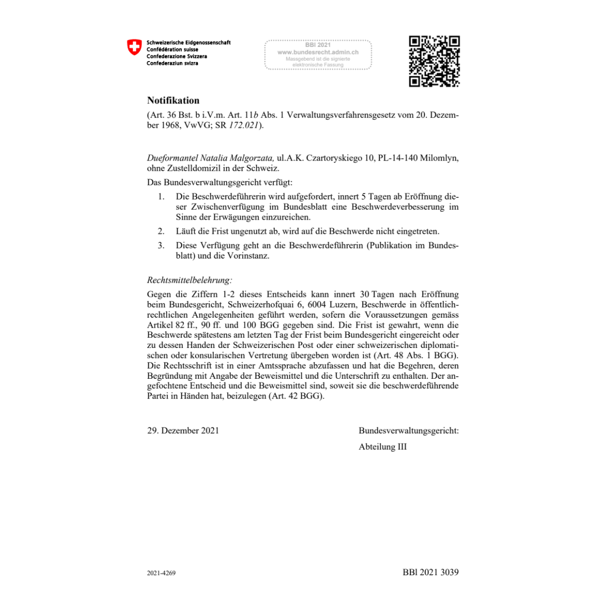 FF 2021 Nr. 239