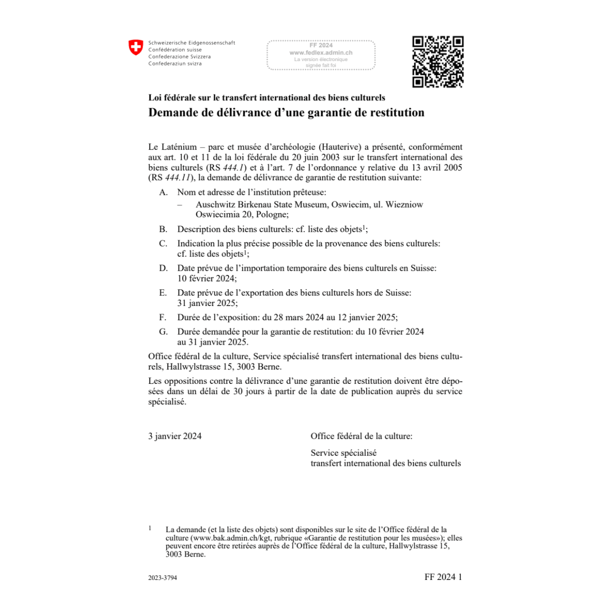 FF 2024 Nr. 1