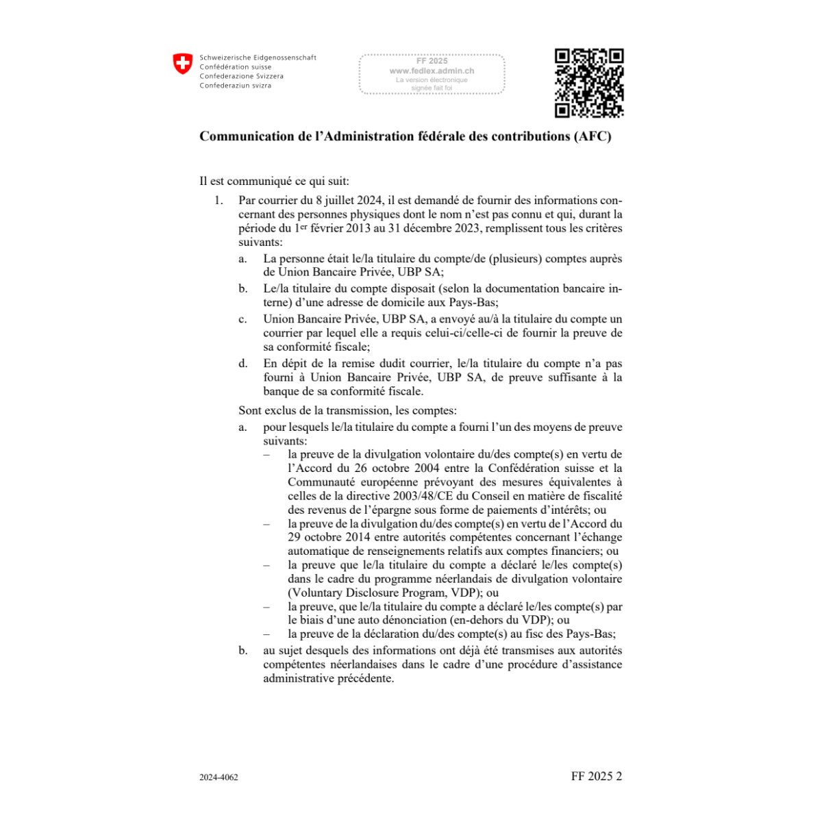 FF 2025 Nr. 1