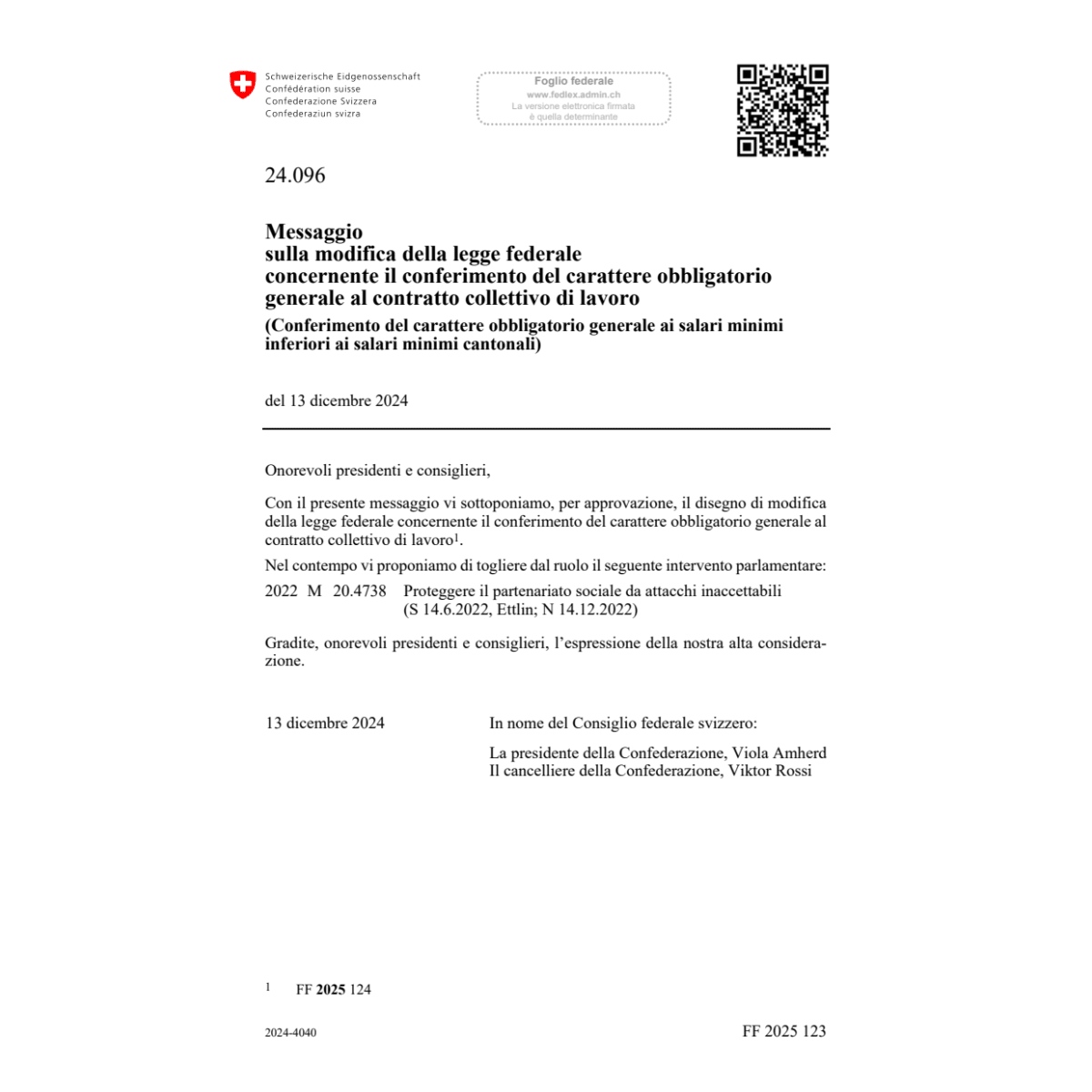 ME Salari minimi 24.096