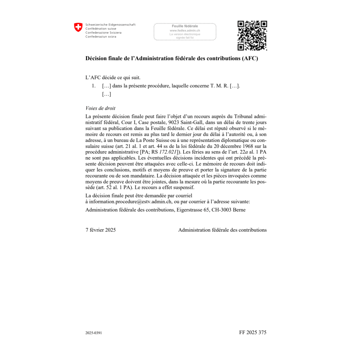 FF 2025 Nr. 26