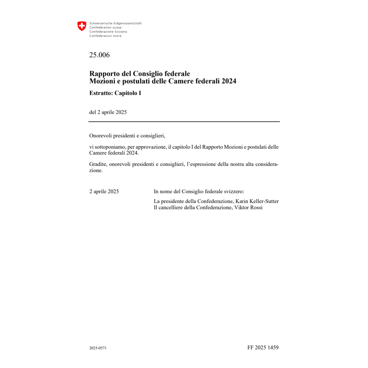 FF 2025 Nr. 87