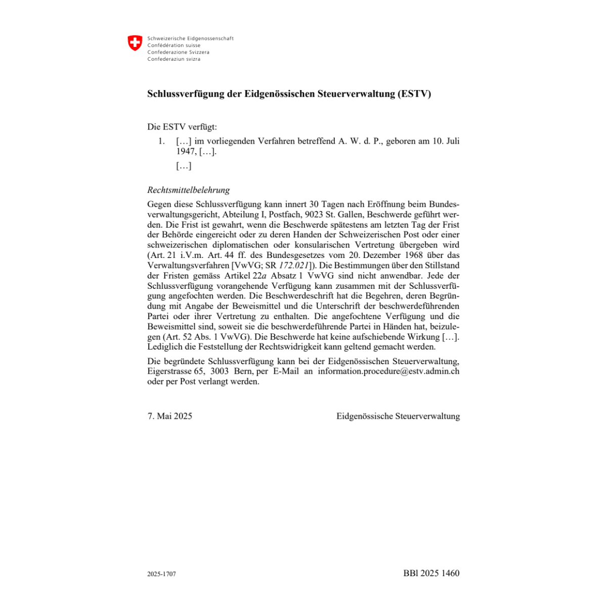 FF 2025 Nr. 87