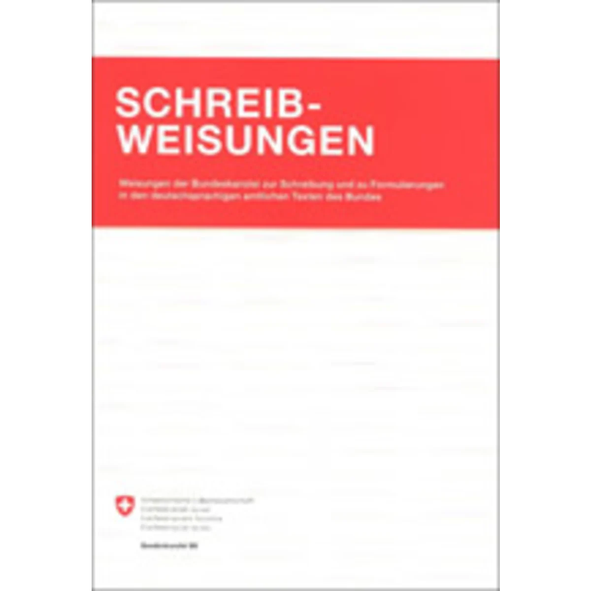 Schreibweisungen