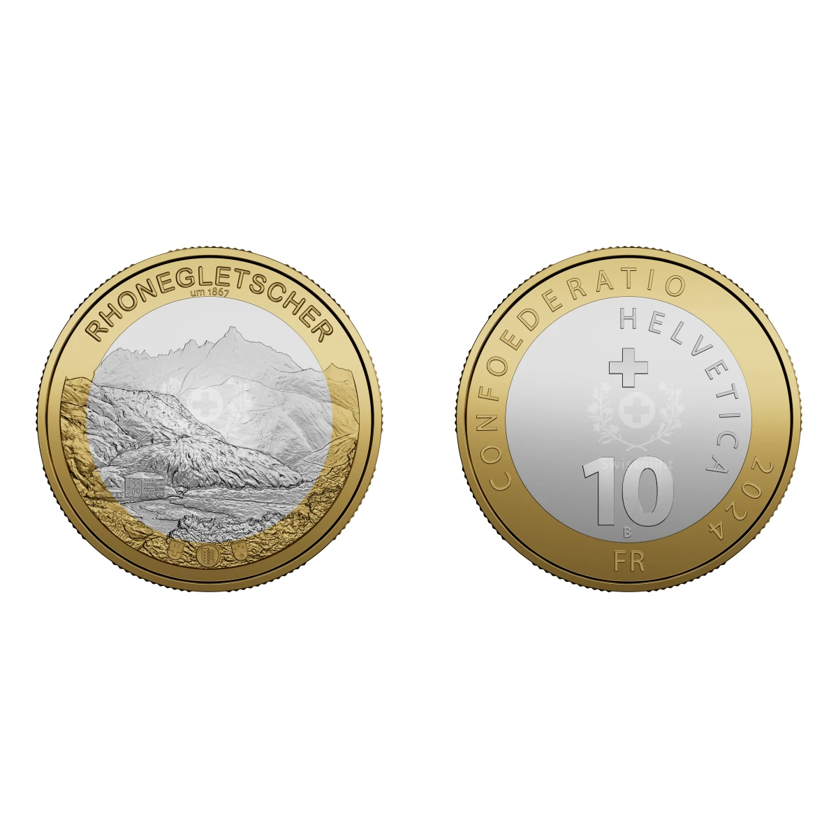 Rhonegletscher, uncirculated