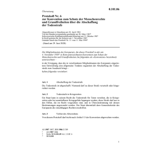 Prot. Nr. 6 EMRK